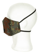 Masque bouche-nez lavable MFH en polycoton 65 % polyester et 35 % coton