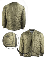 Sous-veste doublure pour veste M65 Mil-Tec en nylon matelasse 120 g/m2 a boutonner