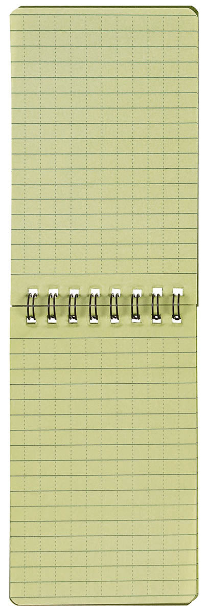 Bloc de transmission MFH à spirale 7,5 x 13 cm papier résistant à l'eau 48 feuilles
