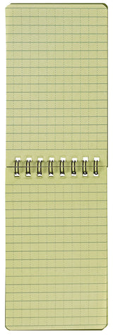 Bloc de transmission MFH à spirale 7,5 x 13 cm papier résistant à l'eau 48 feuilles
