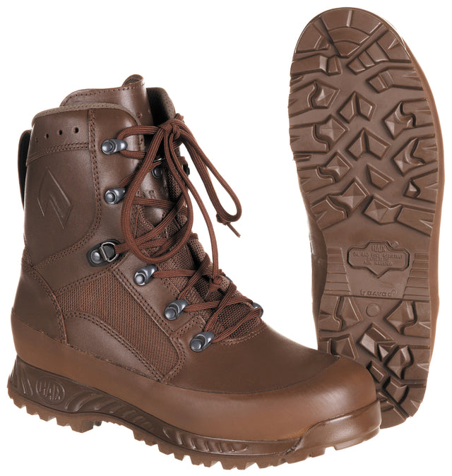 Chaussures de combat Haix coupe femme en cuir laminé, surplus comme neuf