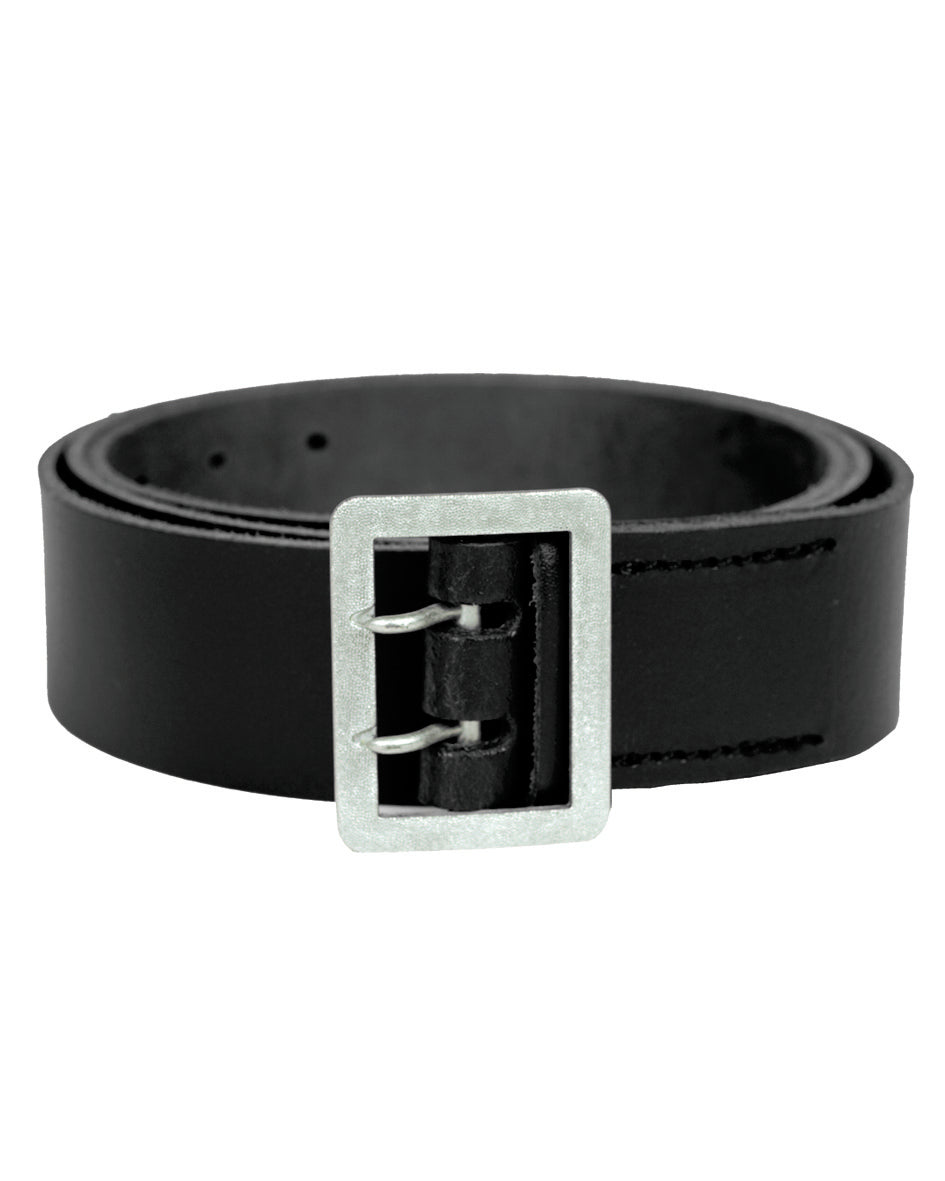 Ceinturon de service Mil-Tec en cuir de bovin 4,5 cm boucle métal à deux ardillons