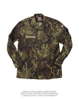 Chemise de campagne tchèque modèle M95 en coton-polyester, stock ancien
