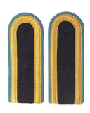 Pattes d'épaule de l'aéronavale est-allemande, grade de maat, fonds de stock