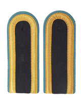 Pattes d'épaule de l'aéronavale est-allemande, grade de maat, fonds de stock