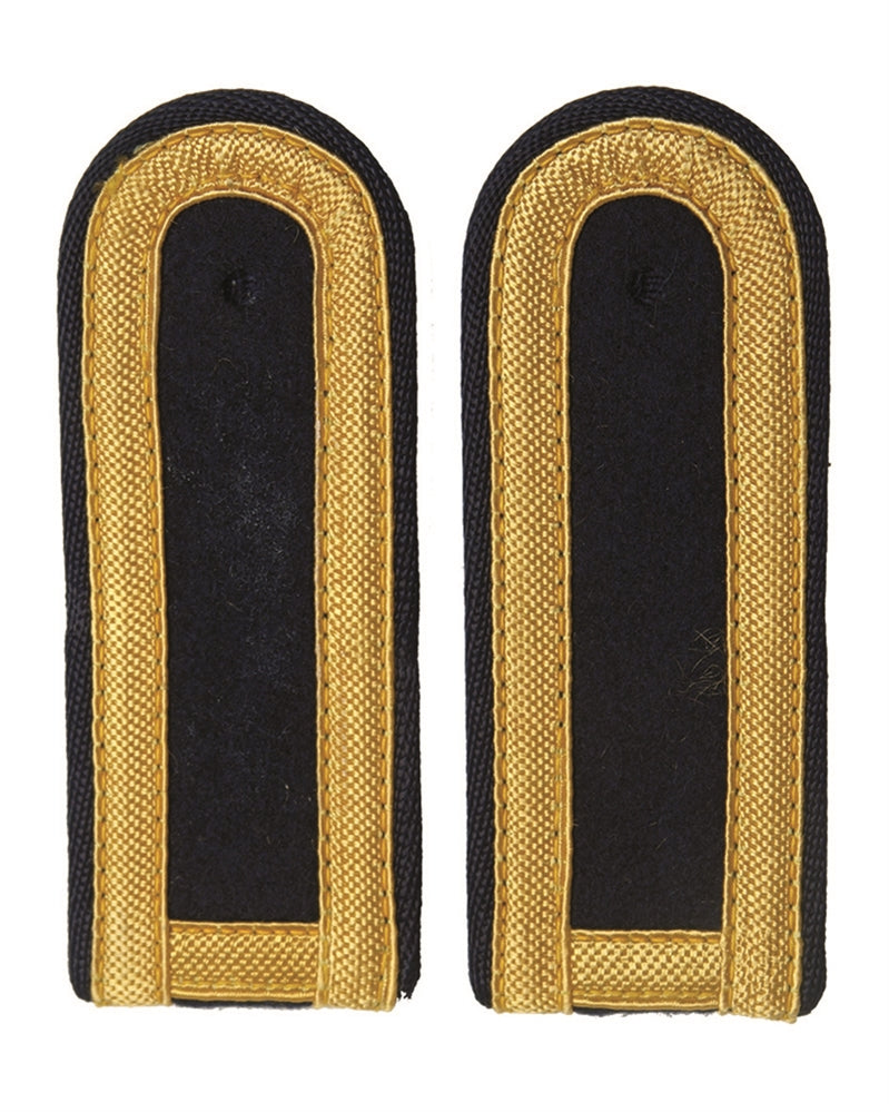 Pattes d'épaule de la marine est-allemande, grade de Meister, stock ancien