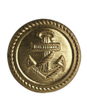 Bouton de patte d'épaule de la marine est-allemande en aluminium, 16 mm