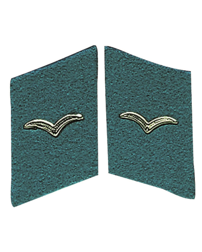 Patte de col de soldat des forces aériennes est-allemandes, stock ancien