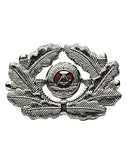 Couronne de casquette d'officier des forces terrestres est-allemandes