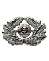 Couronne de casquette d'officier des forces terrestres est-allemandes