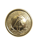 Bouton d'uniforme de général est-allemand à emblème en relief, 20 mm