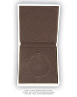 Écrin à médaille de 12 x 12 x 3,5 cm pour rangement et présentation