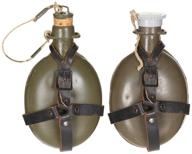 Gourde tchèque M 60, surplus d'occasion pour le bivouac et la popote, lot de 5