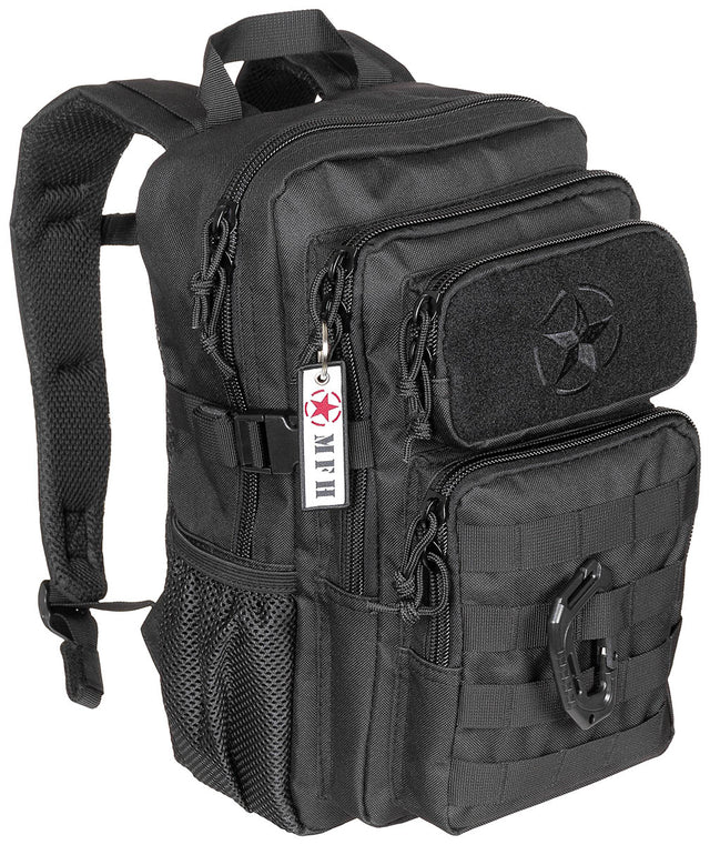 Sac à dos d'assaut MFH US Assault Youngster 15 L en polyester avec sangle de poitrine