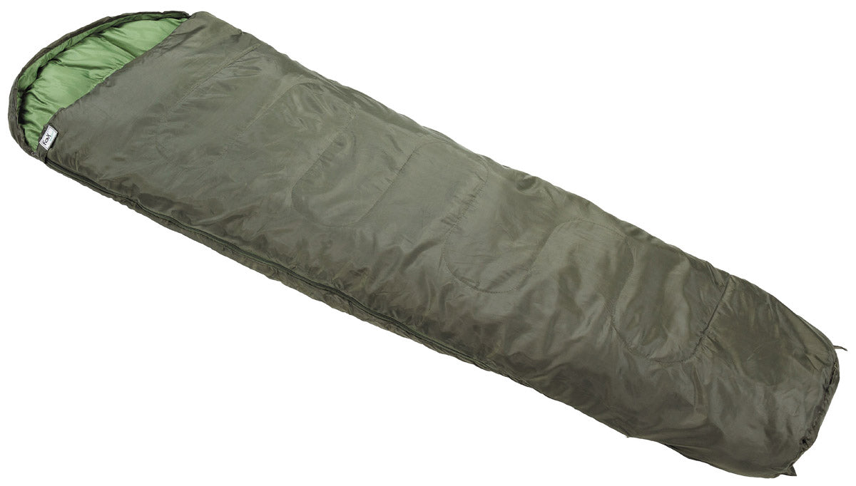 Sac de couchage sarcophage MFH garnissage 2 couches confort 2,4 °C extrême -19,6 °C