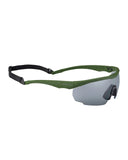 Lunettes de protection Swiss Eye Blackhawk monture nylon avec deux écrans et étui
