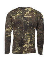 T-shirt à manches longues Mil-Tec en coton jersey simple 145 g/m² à col rond