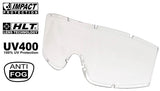 Verres de rechange KHS HLT antibuée pour lunettes-masque Tactical réf. 25902