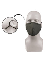 Masque tissu Mil-Tec en polycoton Ripstop doublé coton cordon de réglage lavable à 60 °C
