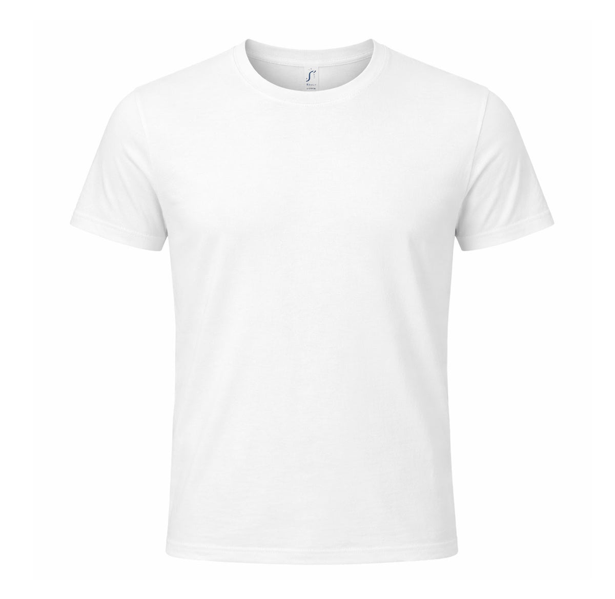 T-shirt uni 100% coton peigné 180 g/m² manches courtes pour le port quotidien