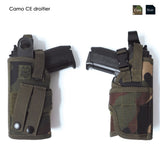 Holster MOLLE Patrol Equipement polyester déperlant réglable droitier ou gaucher
