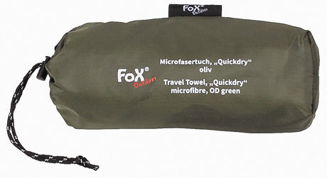 Serviette de voyage Fox Outdoor Quickdry en microfibre 130 x 80 cm 200 g avec housse
