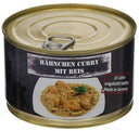 Conserve de poulet au curry et riz MFH 400 g sans conservateur ni exhausteur