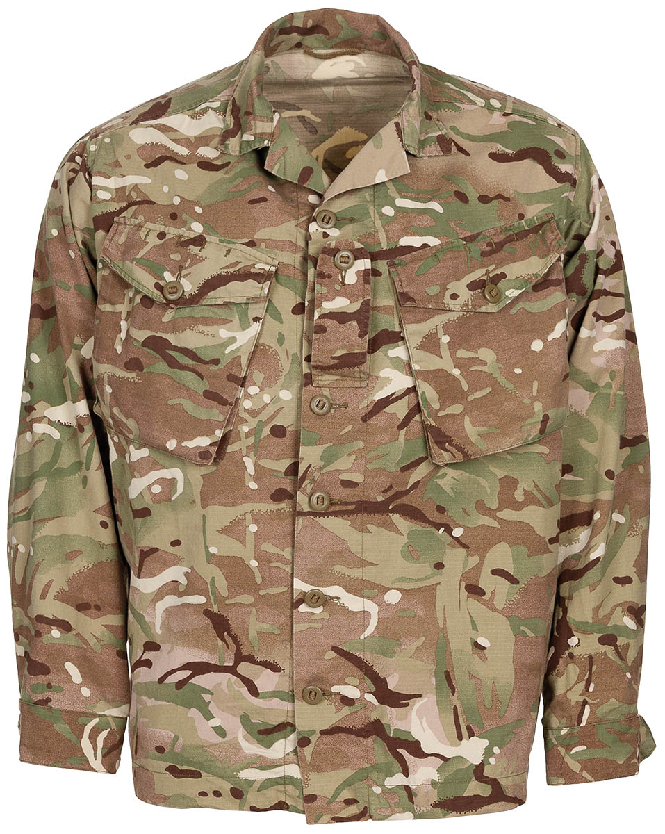 Veste de campagne britannique Tropical, surplus d'occasion, lot de 10