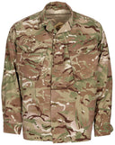 Veste de campagne britannique Tropical, surplus d'occasion, lot de 10