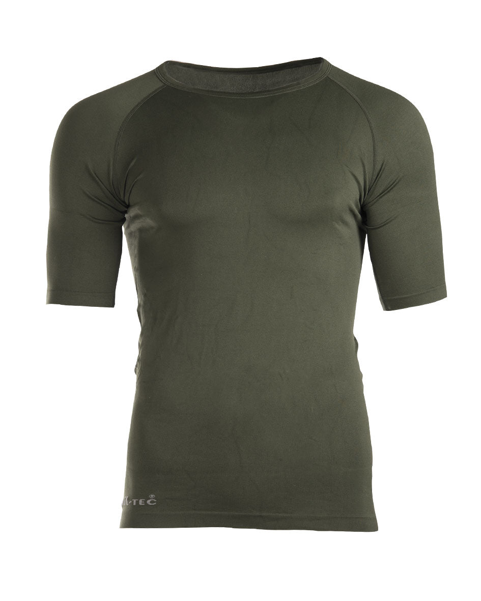 T-shirt de sport Mil-Tec en nylon et élasthanne, coupe près du corps