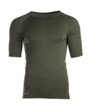 T-shirt de sport Mil-Tec en nylon et élasthanne, coupe près du corps