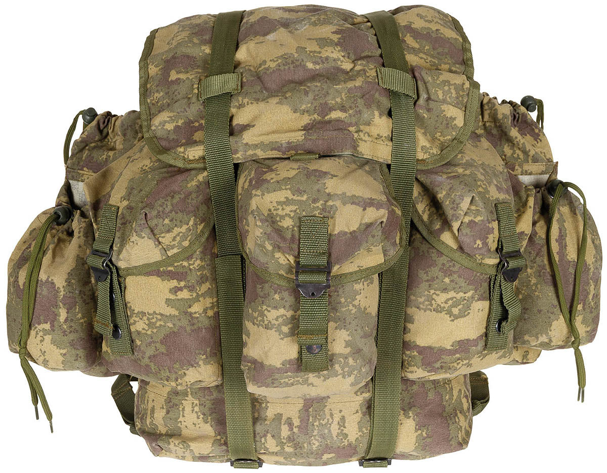 Sac à dos turc M2008, surplus d'occasion pour le transport et le rangement