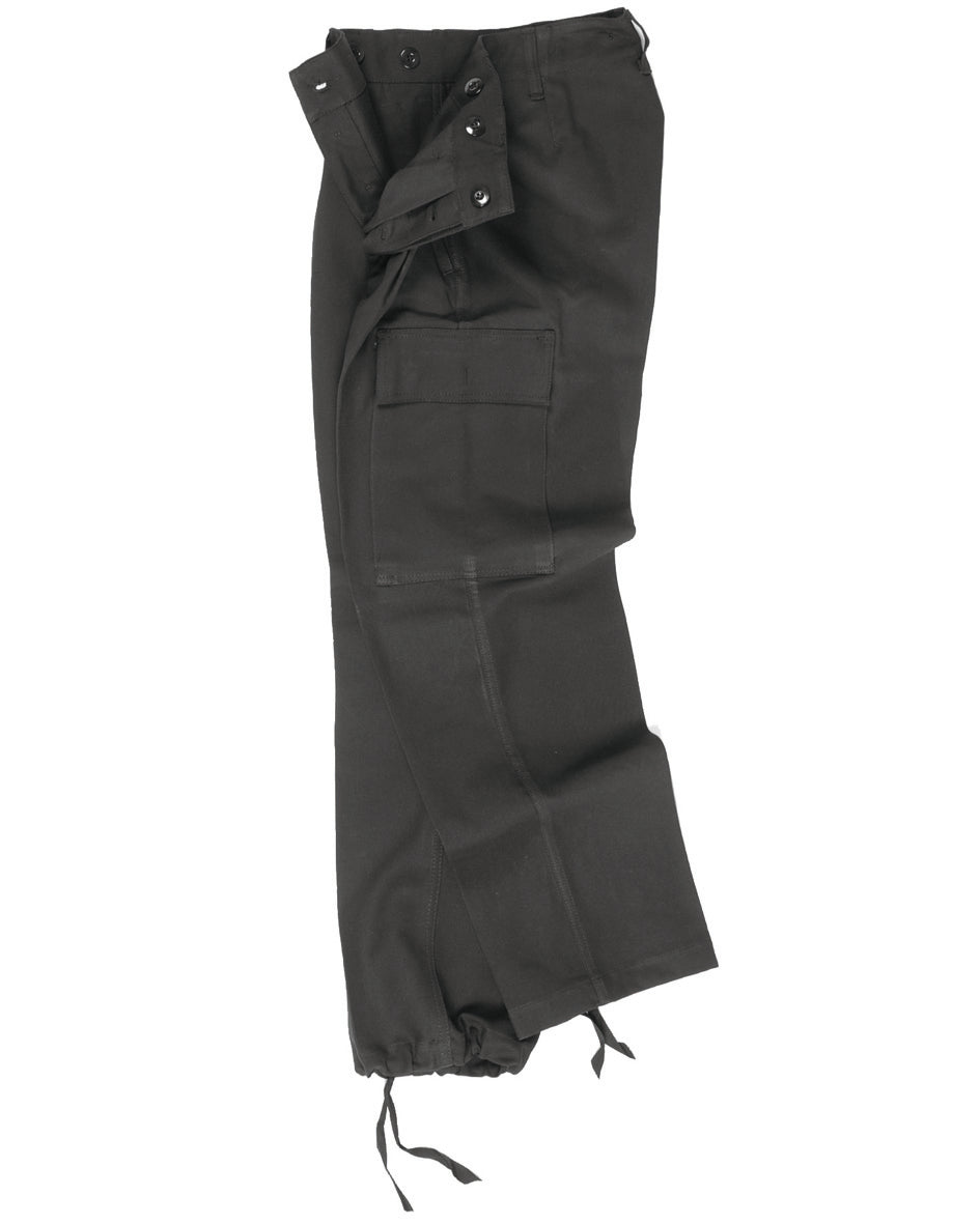 Pantalon tactique type Bundeswehr Mil-Tec en moleskine coton 300 g/m² à boutons de bretelles