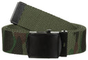 Ceinture MFH en toile coton 3 cm à boucle métallique réglable jusqu'à 130 cm