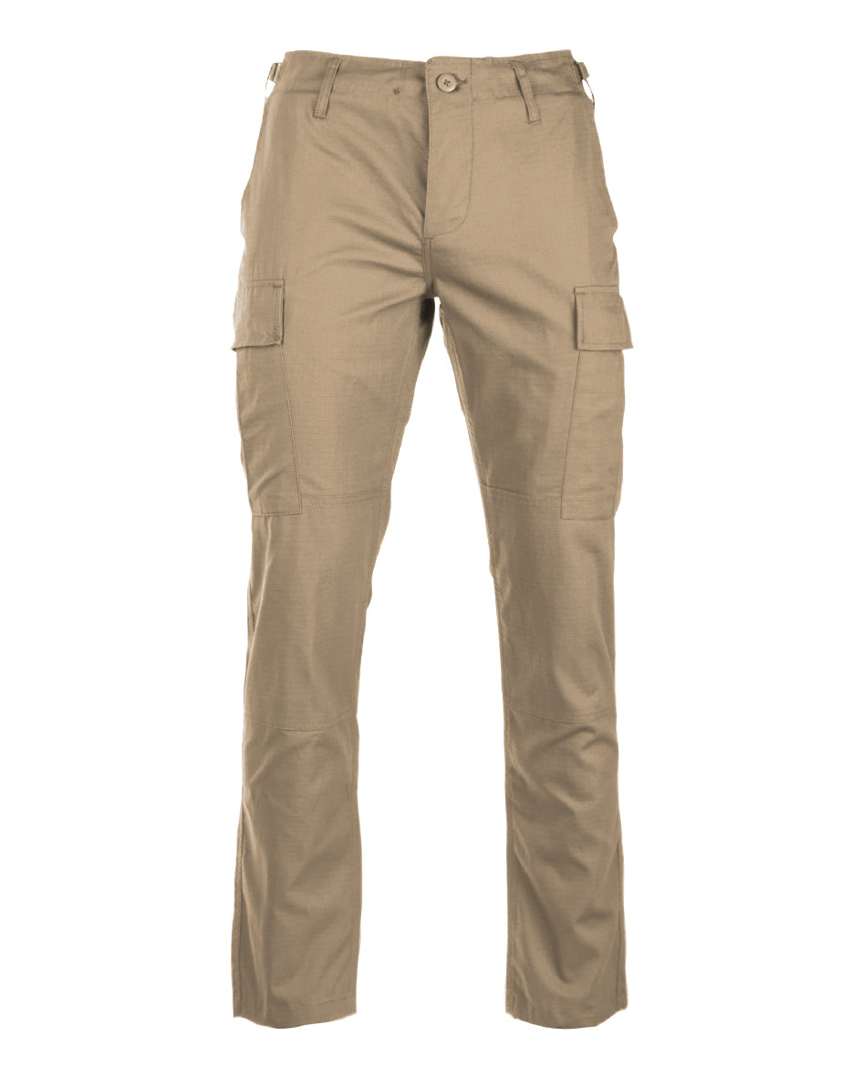 Pantalon de combat type BDU Teesar en coton ripstop 220 g/m², coupe étroite
