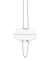 Jeu de plaques d'identification Mil-Tec en acier inoxydable avec chaîne courte et longue