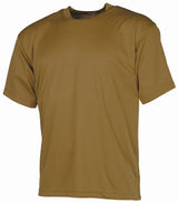 T-shirt Tactical MFH en polyester 160 g/m² respirant et à séchage rapide