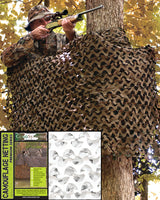 Filet de camouflage Mil-Tec Basic 3 x 6 m en polyester enduit sur trame renforcée 3,8 kg