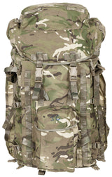 Sac à dos britannique INF Long, surplus d'occasion pour le transport et le rangement