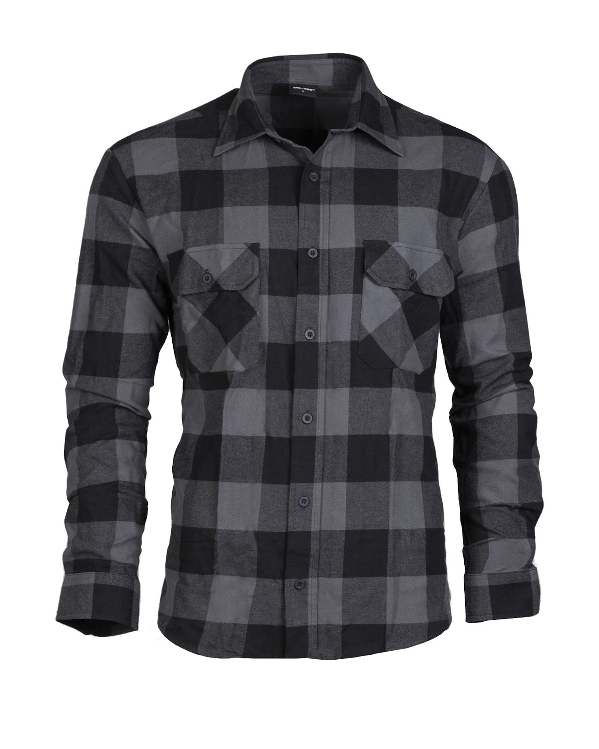 Chemise Mil-Tec de bûcheron en version légère coton avec poignets et poches boutonnés