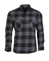 Chemise Mil-Tec de bûcheron en version légère coton avec poignets et poches boutonnés