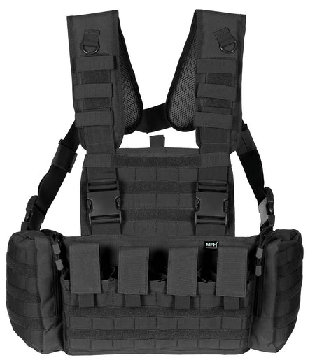 Gilet Chest Rig MFH Professional Mission 1,2 kg à quatre porte-chargeurs