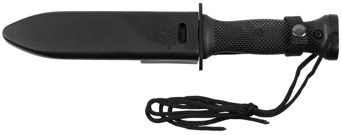 Couteau de combat MK3 MFH lame 14,5 cm acier 3Cr13 avec dos de scie et fourreau