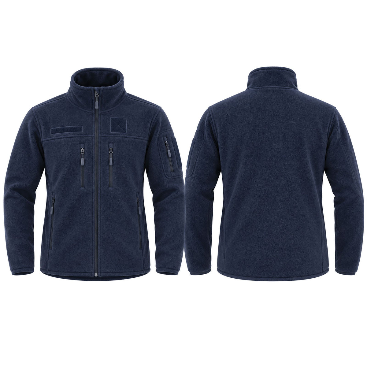 Veste polaire Fitté polyester 390 g/m² fermeture à glissière pleine longueur