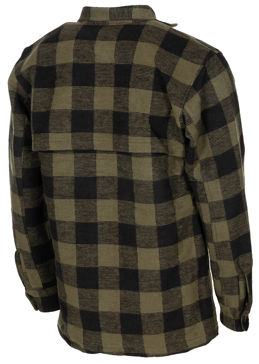 Chemise de bûcheron Fox Outdoor en flanelle épaisse de coton dos double épaisseur