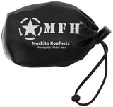 Moustiquaire de tête MFH en polyester 210 à 230 mailles par pouce avec pochette