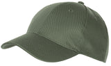 Casquette US MFH réglable en polycoton à visière six piqûres et six œillets