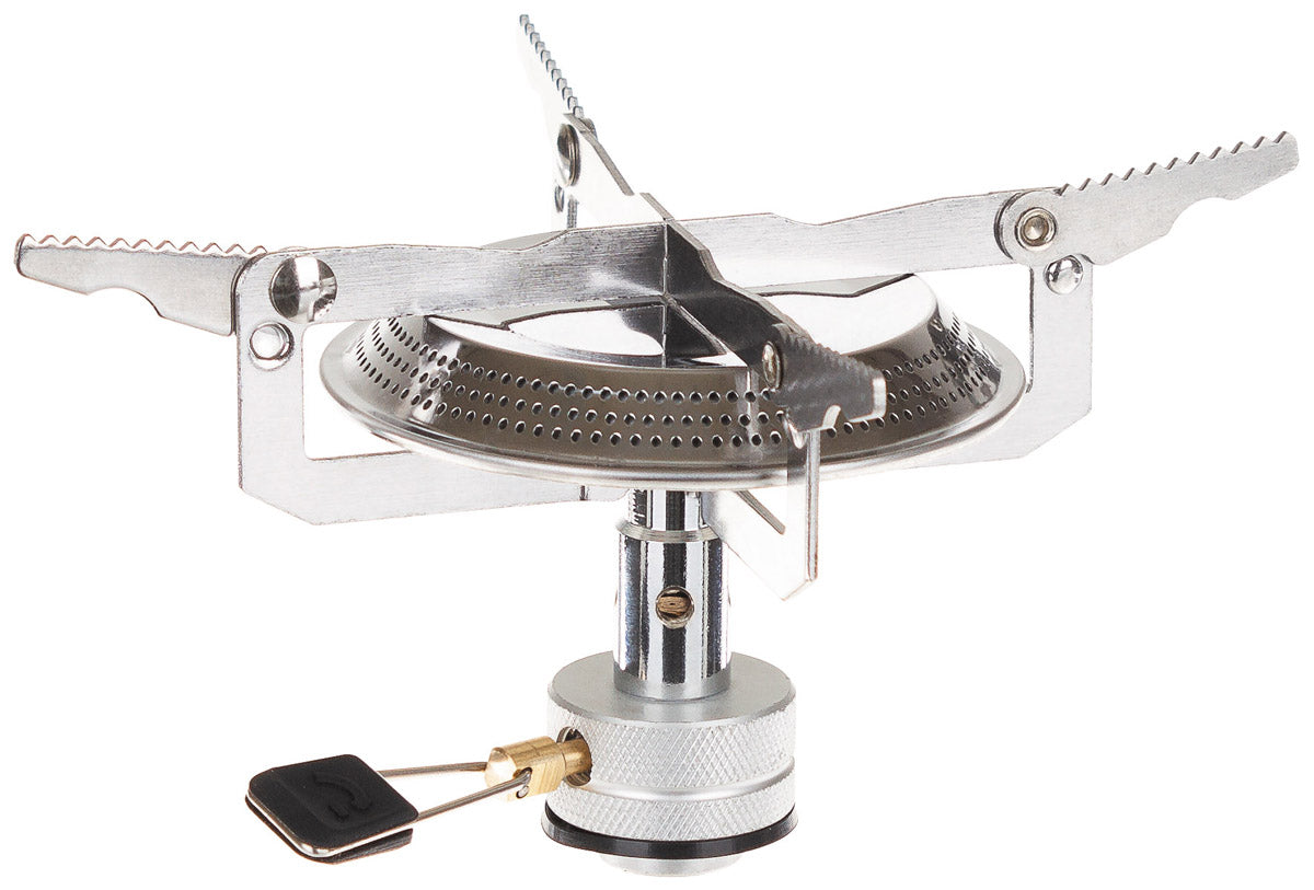 Réchaud à gaz pliant Fox Outdoor 3000 W à support de casserole et vanne en laiton