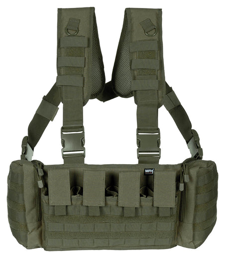 Gilet Chest Rig MFH Professional Mission 1,2 kg à quatre porte-chargeurs