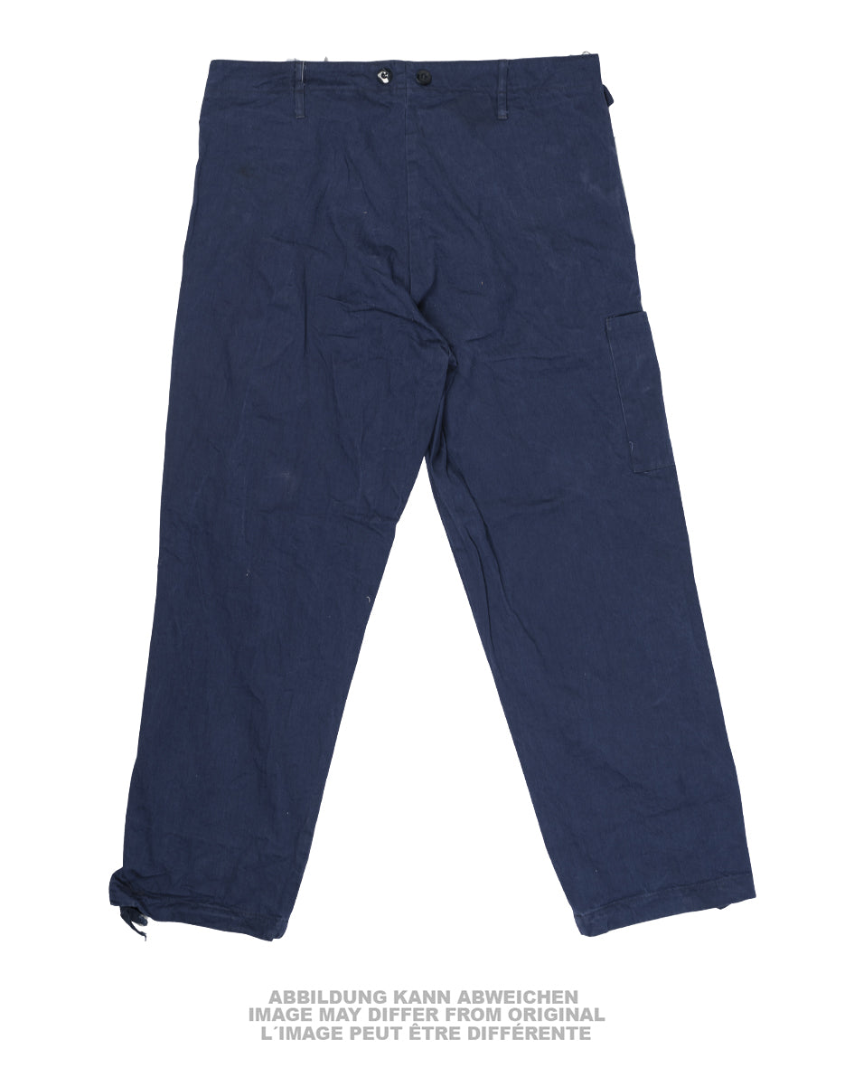 Pantalon de mécanicien Bundeswehr en pur coton, surplus militaire d'occasion